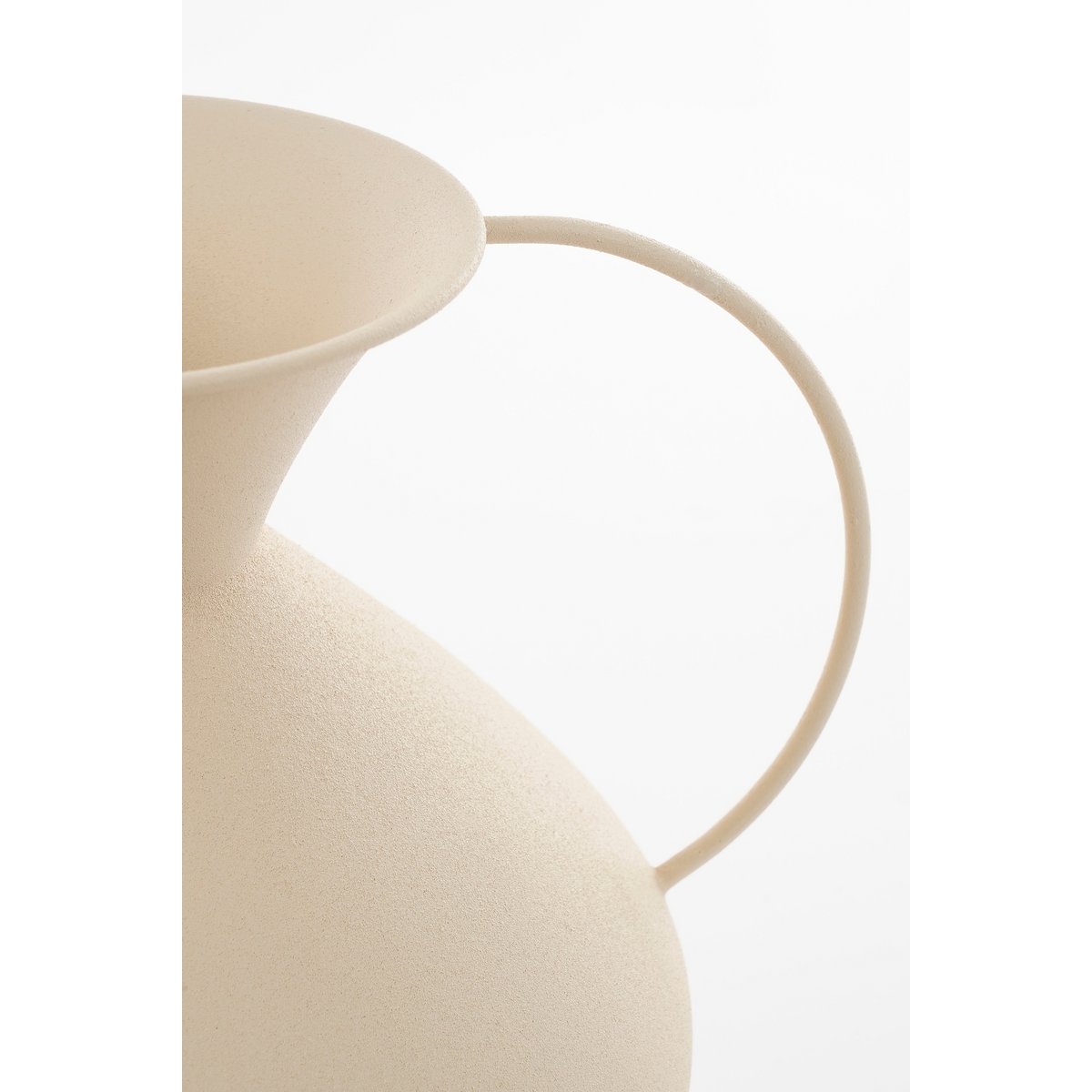 Beige vaas handvat