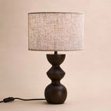 Klassieke houten lamp