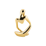 Gouden standbeeld achterkant