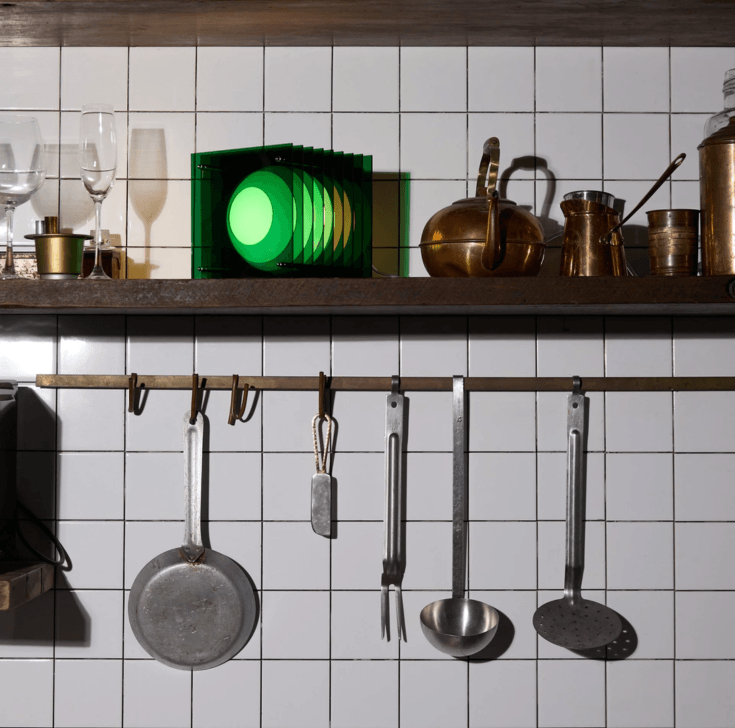 Bang Lop Lamp Groen in de keuken