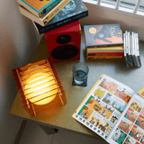 Lop lamp bang oranje retro