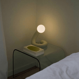 Big Boa Lamp groen op tafel