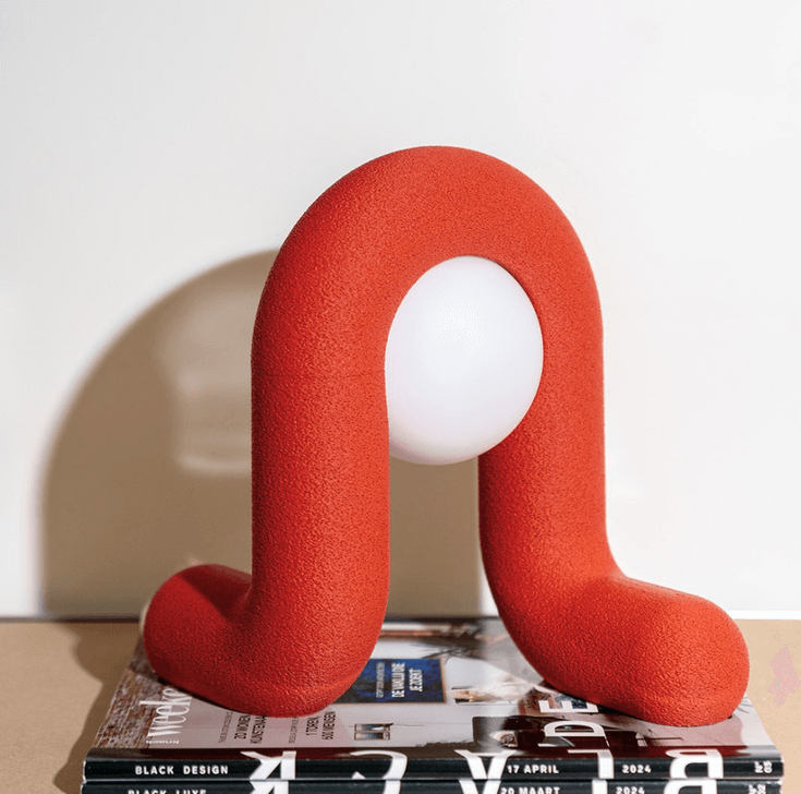 Emil Robbrecht Lamp rood voorkant