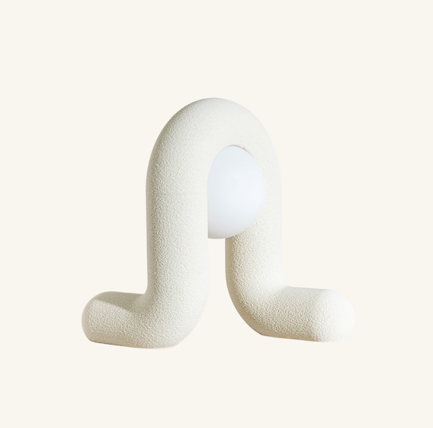 Emil Robbrecht dancer lamp wit