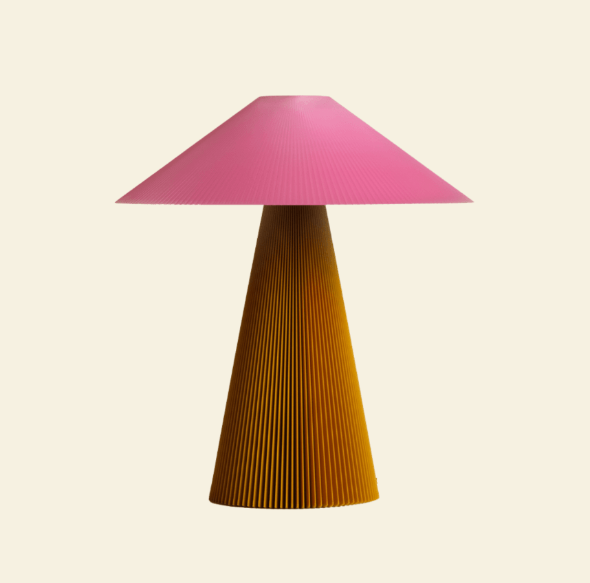 Manu matters lamp bruin roze