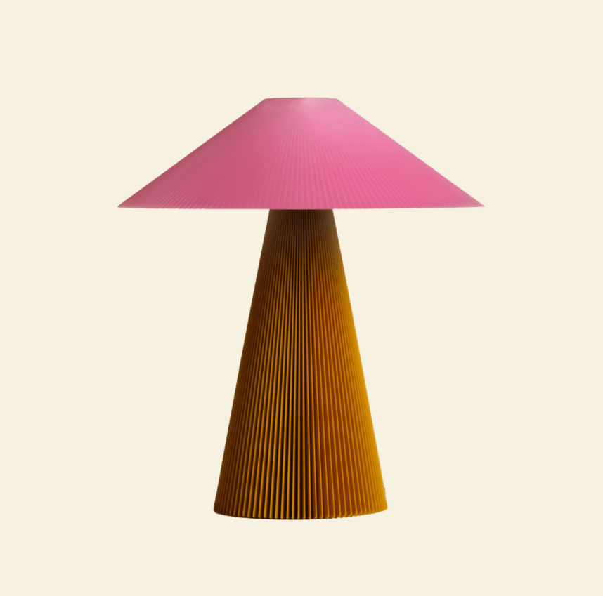 Manu matters lamp bruin roze