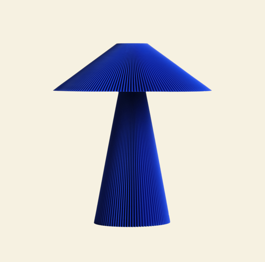 manu matters tafellamp blauw 