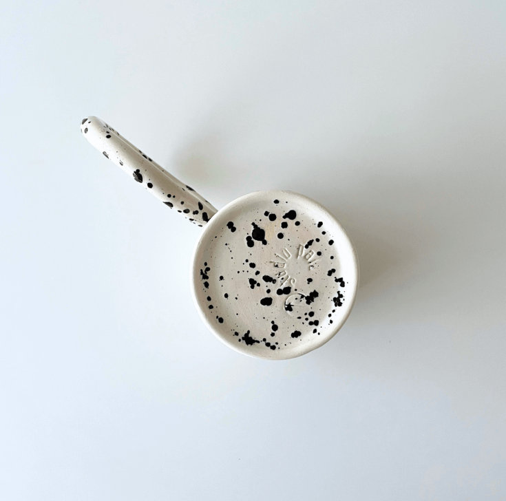 Ring mok stippen Onderkant