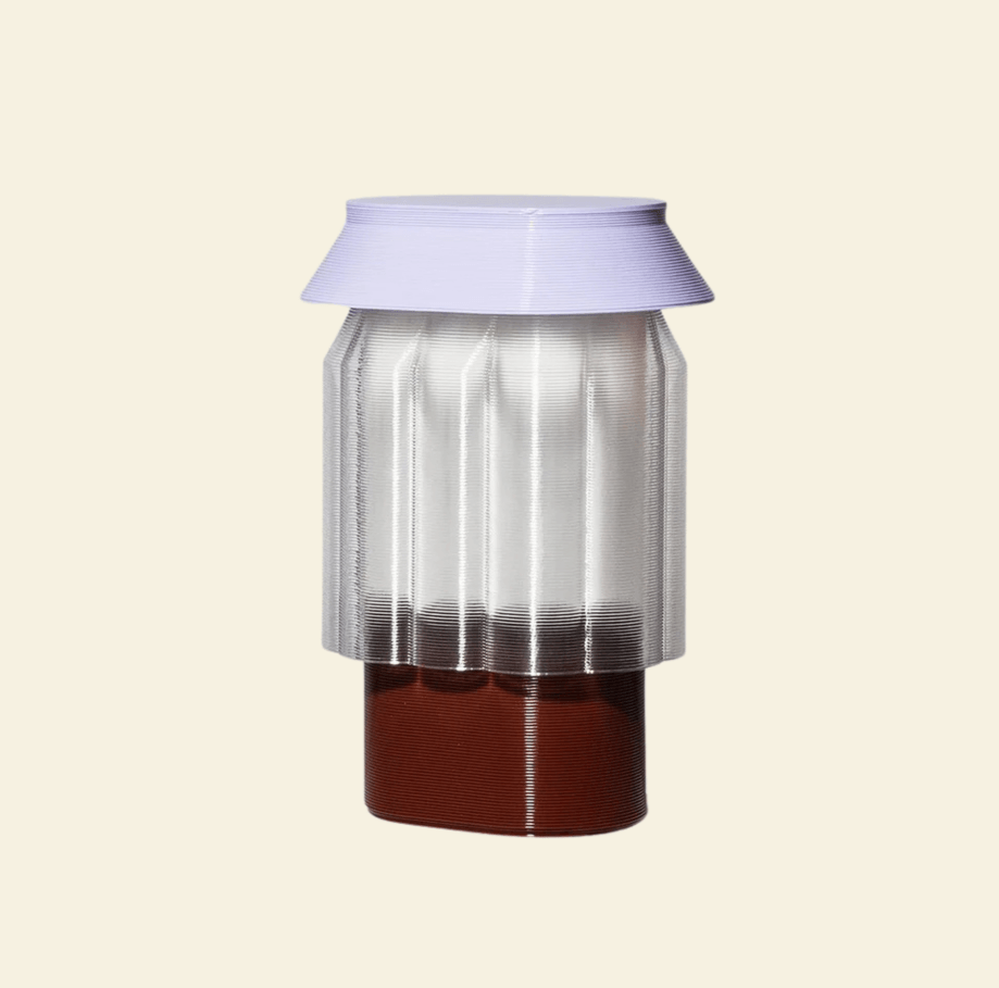 Nour lamp paars bruin