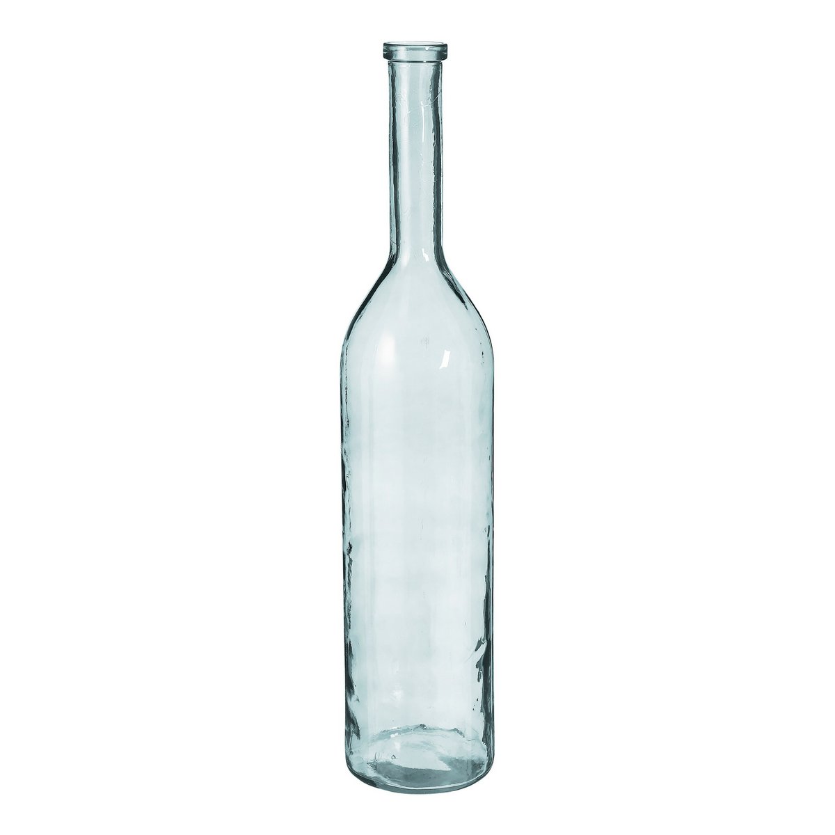 Hoge vaas in fles vorm
