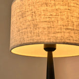 vintage stijl lamp geeft licht