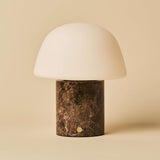 lamp bruin marmer  