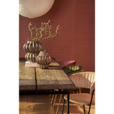 Vaas ribbel reliëf  op tafel