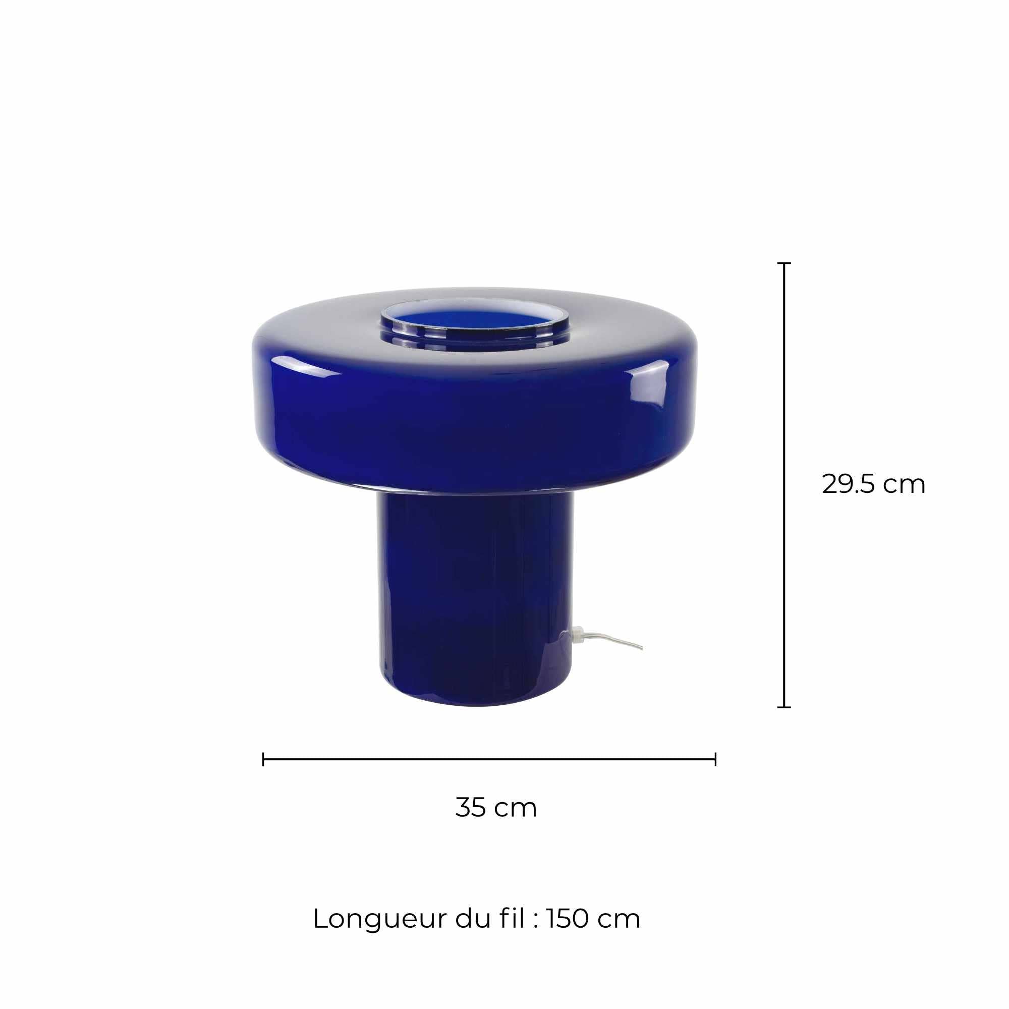 c-creation foza xxl lamp blauw afmetingen