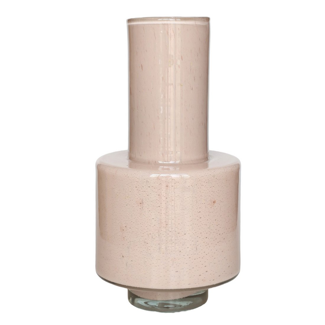 Beige glazen vaas
