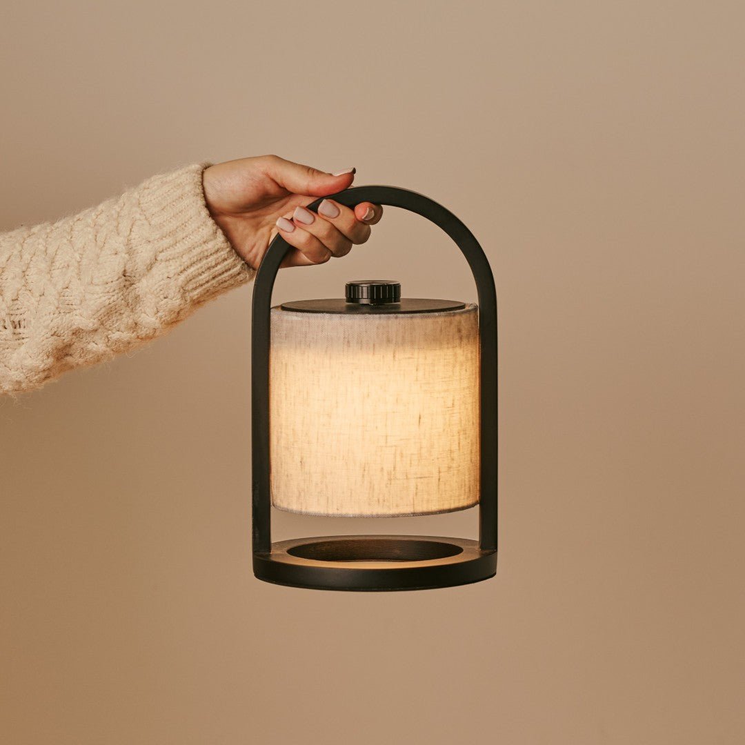 Draagbare lamp in hand