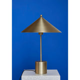 Gouden lamp in japanse stijl voor blauwe achtergrond