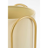 donau bloempot mica decorations gouden standaard