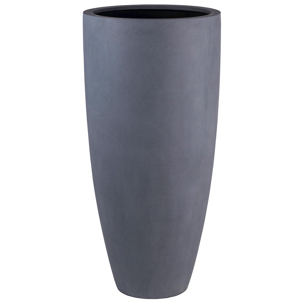 grijze plantenpot