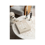 fotoalbum voor hond op tafel met hond
