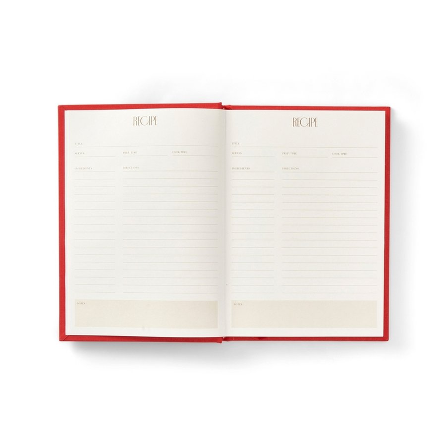 Receptenboek printworks bladzijdes