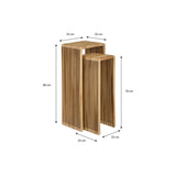 Plantentafel hout afmeting