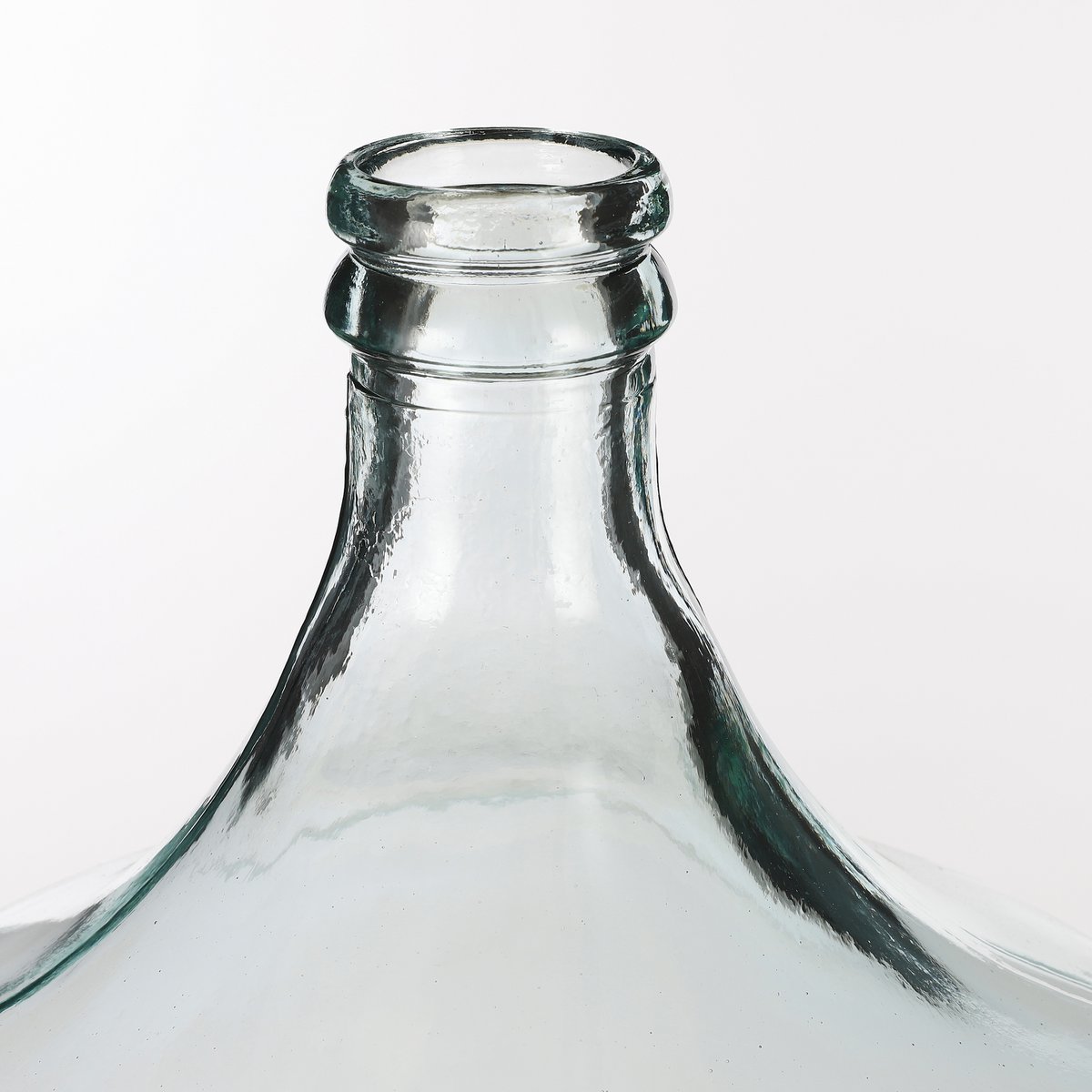 Grote fles vaas bovenkant