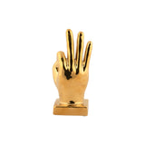 Standbeeld handgebaar goud