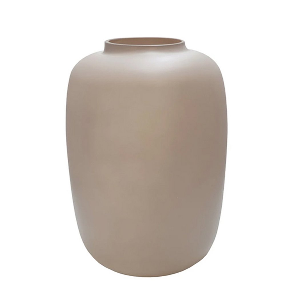 Matte beige vaas