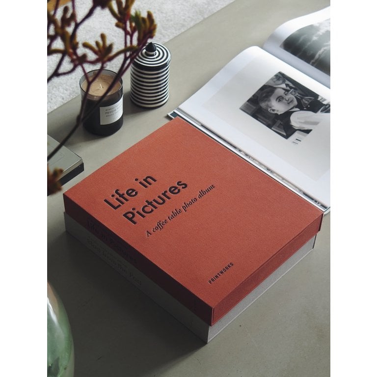 fotoalbum als Koffietafelboek  stapel