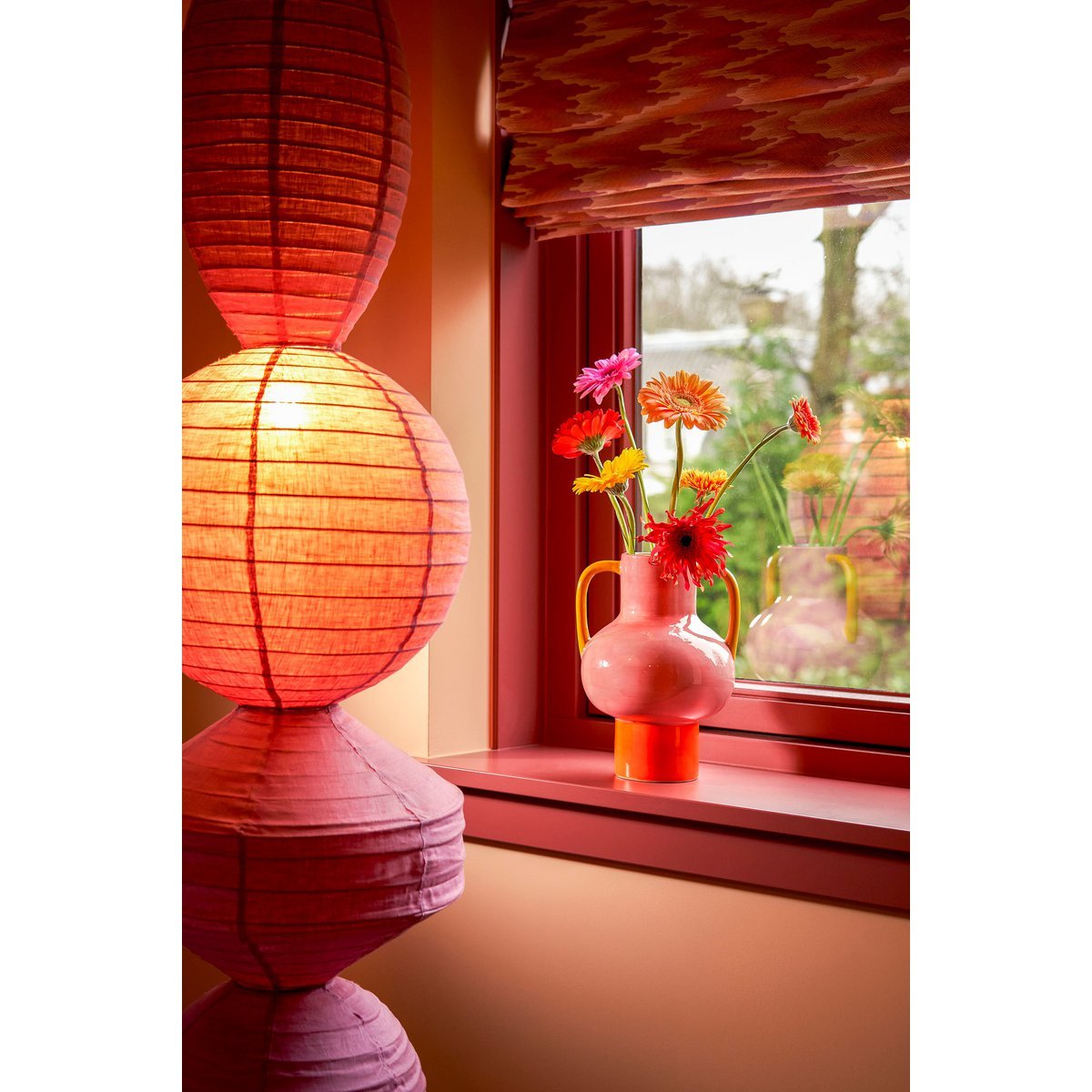 decoratie woonkamer vensterbank