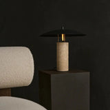 design Lamp in japanse stijl zwarte achtergrond