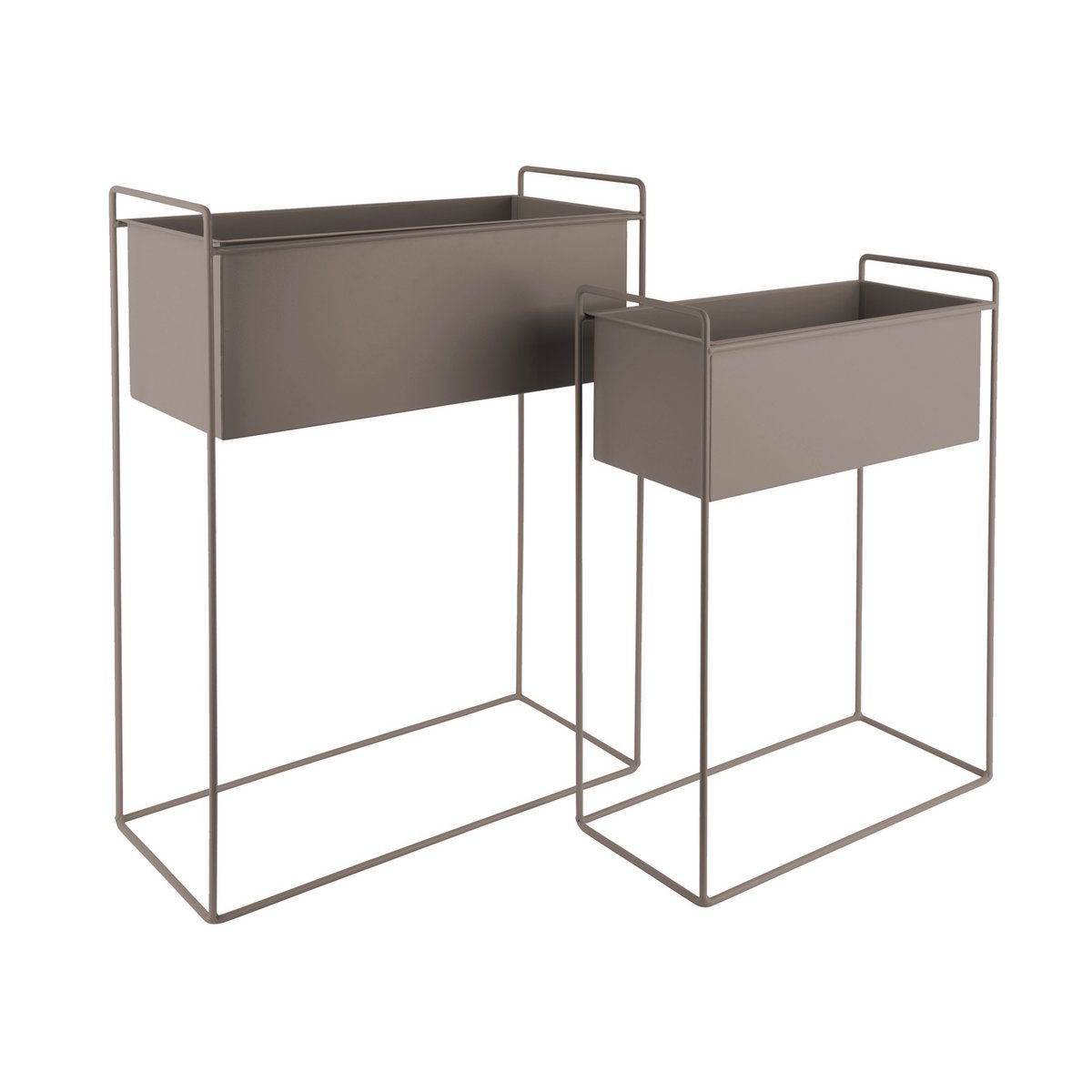 Smalle plantenbak set