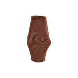 Vaas Gedraaide Rib Groot bruin