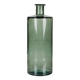 Groene fles vaas