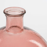 roze bolle vaas bovenkant
