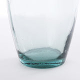 Onderkant van Fles vaas van gerecycled glas