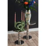 Kaarsenhouder ringen op tafel