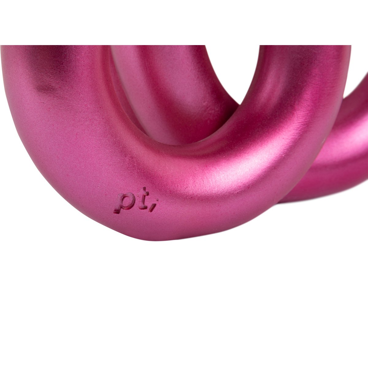 Kaarsenhouder ringen roze logo
