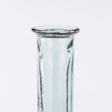 Opening van Fles vaas van gerecycled glas