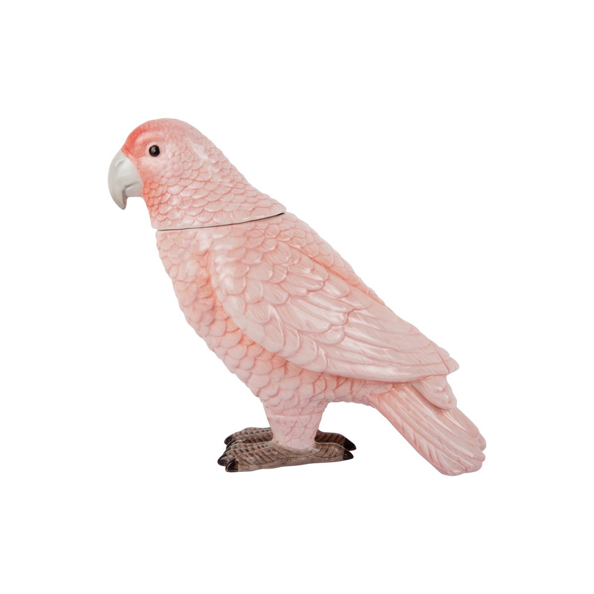Vogel beeld roze zijkant