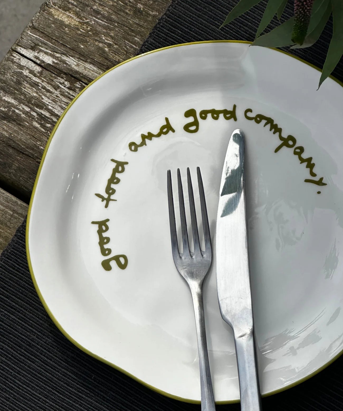 Statement wandbord met bestek
