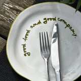 Statement wandbord met bestek