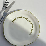 Statement wandbord met tekst